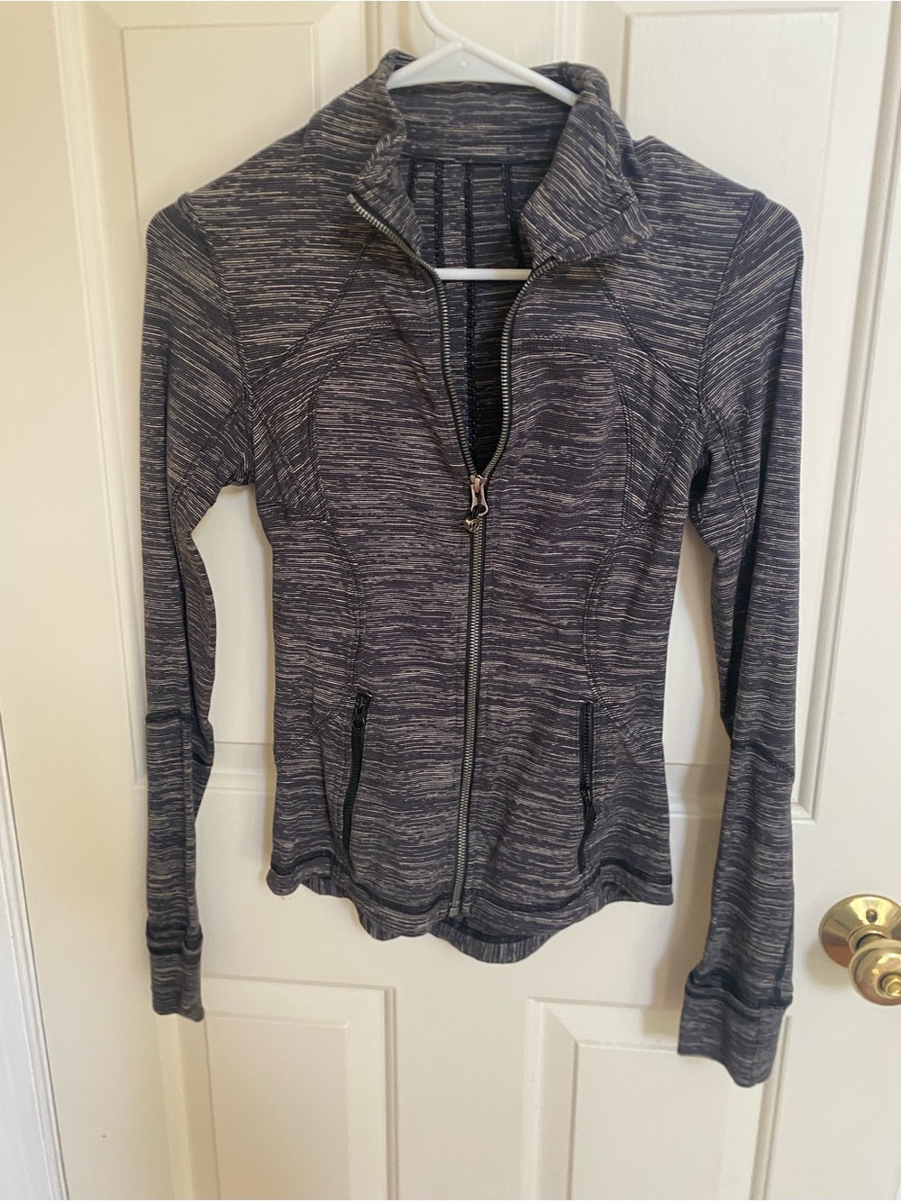 lululemon athletica Gray Space-Dye Full-Zip Jacket